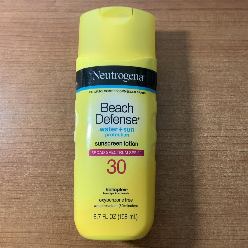 Neutrogena Beach Defense Spf 30 Helioplex Sunscreen Lotion No Oxybenzone